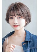 【LANY横浜】丸みショート×グレージュ