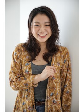 ビラデルソルルート(√r-t) ゆるウェーブ×ロング×透明カラー