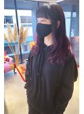 【till_emi】グラデーションラベンダーとワイドバング
