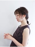 おくれ毛が可愛い編みおろし