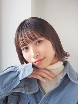 ビーチ 宮原店(Beach) 外ハネボブ シースルーバング