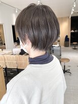 大人ショート+アッシュグレージュ_TREAT浦安