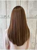 デザインカラー　ハイライト　美髪/ベース型