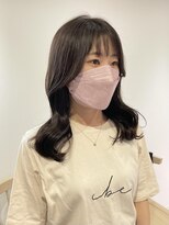 ヨーク(YOKE)&nbsp;【 YOKE 】ラベージュくびれヘアミディアム韓国