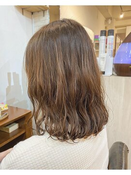 ギフト ヘアー サロン(gift hair salon) 肩上ミディアム質感デジパ