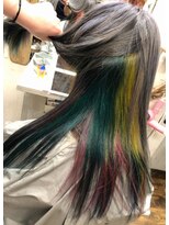ヘアーメイク デコ トウキョウ 錦糸町店(hair make Deco. Tokyo) ダブルカラーでイヤリングカラーが可愛いです