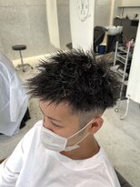 ストゥー(StueW.)&nbsp;【倉敷】【岡山】短髪メンズショート×ツイストパーマ