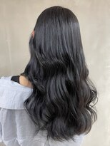 ラックスビー シュクラン 八戸ノ里駅前店(LUXBE SHUKRAN)&nbsp;艶髪ブルーブラック/韓国/秋冬カラー/髪質改善