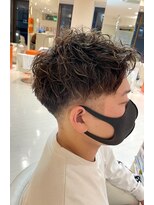 ラ ルーナ アレックス 阪急六甲店(la luna alex)&nbsp;刈り上げ/ツイストスパイラル/波巻きパーマ/春パーマ20代30代