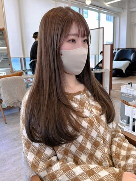 ポーチバイハニー オモテサンドウ(PORCH by HONEY omotesando) 大人可愛い20代30代40代まとまるローレイヤー×ラテベージュ