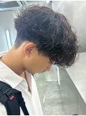 【LondLOGAN SAKURA 波巻きツイストスパイラルパーマ 眉毛