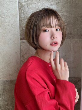 プアメリア 名古屋(Puamelia) 小顔★ショート/ボブ/前髪カット×黒髪/ブリーチなし[名古屋]