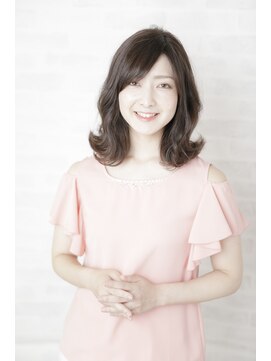 アフロディーテ 銀座(APHRODITE GINZA) 黒髪/グレーベージュ/レイヤーロング/前髪パーマ/銀座