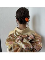 ザザアオヤマ(ZA/ZA AOYAMA)&nbsp;金箔で華やかにヘアセット