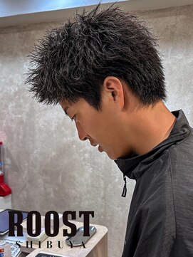 ルースト 渋谷店(ROOST) スパイキーショート×ツイストスパイラル