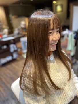 アールヌーベルヴァーグ(ar nouvelle vaugue) ワンレンロング×髪質改善トリートメント