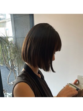 ベンジー 薬院大通店(benji) ボブ/ミニボブ/地毛風ストレート