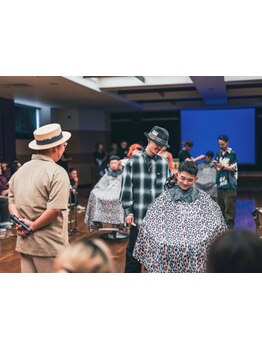 数々のコンテストやヘアショーに参加し受賞歴ある経験をサロンワークに活かすBARBER SHOP !
