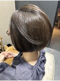 大人ミニボブアッシュグレージュ☆