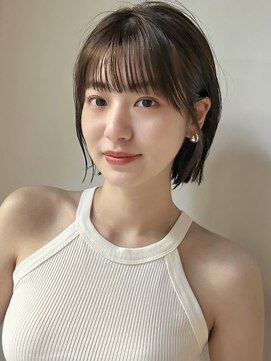 コクーン(Cocoon) タイトボブ#くびれヘア#アプリコットオレンジ