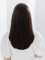 キャリコ(calico)&nbsp;《鹿野》＊ナチュラルストレート＊縮毛矯正＊レイヤースタイル＊