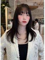 ロングレイヤー／ミルクティー/20代/30代/40代/表参道【津川】
