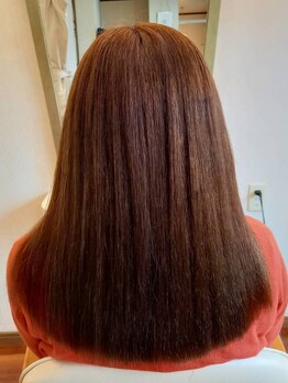 フィリア firiaの写真/素髪に近いナチュラルな仕上がり◇パサつき纏まらない髪も扱いやすく、艶と潤いUP！