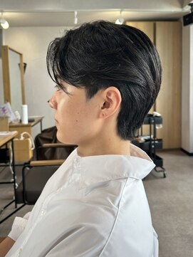ノラ ギンザ(NORA GINZA) ダウンパーマニュアンスパーマセンターパートコンマヘア髪質改善