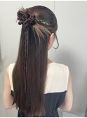 【流行りNo.1☆カチモリハーフアップ  ヘアセット専門店Achieve