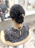 アップヘア/参列ヘア/ヘアアレンジ/結婚式/お呼ばれヘア