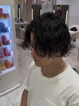 ケンジ 平塚 アネッタ(KENJE annetta) メンズカット 波巻パーマ ニュアンスパーマ