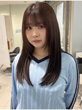 エアー 青山(AIR) 美髪レイヤーカット/顔まわりレイヤー/ストレートロングレイヤー