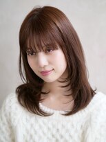 キイ ギンザ(k.e.y GINZA) フロントレイヤー/レイヤースタイル/ブラウンカラー