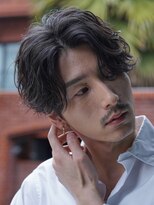 フィフス 渋谷(fifth) シャドウパーマルーズパーマセンターパートメンズヘア渋谷