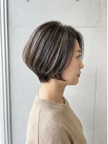スールバイアミ(soeur by amii)&nbsp;室蘭ショートヘアショートカット韓国白髪ぼかし白髪染めボブ