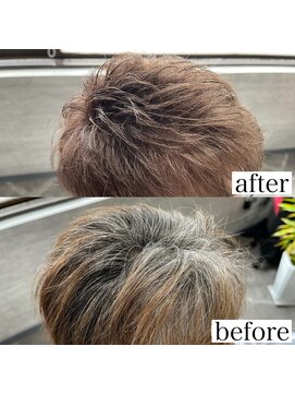 モルト 麻生(molt) 【before after】白髪ぼかし