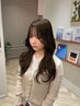【chisa限定】透明感カラー＋トリートメント＋前髪カット ￥13,860