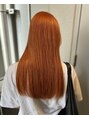 アンブル リュクス 池袋(amble luxe) ブリーチで作る透明感orange color!!