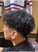 スキンフェードツイスパセンターパート