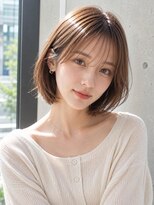 アンサ 椥辻店(ANSA)&nbsp;艶カラー＆ショートボブカット