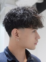 フィフス 大分(fifth)&nbsp;大分スペインカールフリックパーマメンズカットラウンドマッシュ