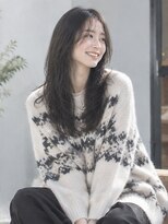 ドット ヘアー(dot.hair)&nbsp;くびれロング / ダークグレージュ / シースルーバング