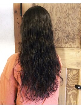 ムードコア(mu;d-Coa) 【mu;d-coa横浜】黒髪ロング しっかりウェーブ