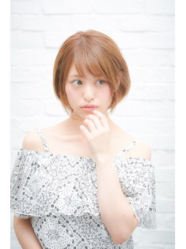 セシル ヘアー(Cecil hair) ニュアンスエアリーショート_ブルージュヴェールウェーブ