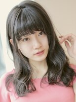 アグ ヘアー トランク 南仙台店(Agu hair trunk) 透け感オリーブの女っぽウェーブ