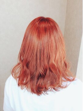 アース コアフュールボーテ 上越店(EARTH coiffure beaute) ビタミンオレンジカラー