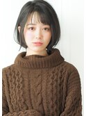 『rue京都』大人可愛い小顔フェザーバング前下がり◎
