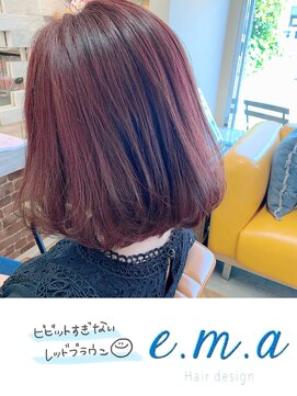 エマヘアデザイン(e.m.a Hair design) レッドブラウン