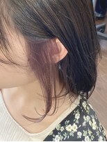 ミュウ(Private hair salon Miu)&nbsp;イヤリングカラー（パープル）