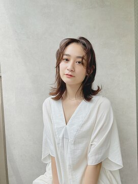 メゾンドイギー(MAISON de IGGY) 外ハネボブ◎グラデーションカラー#美髪#＃ふんわりミディアム